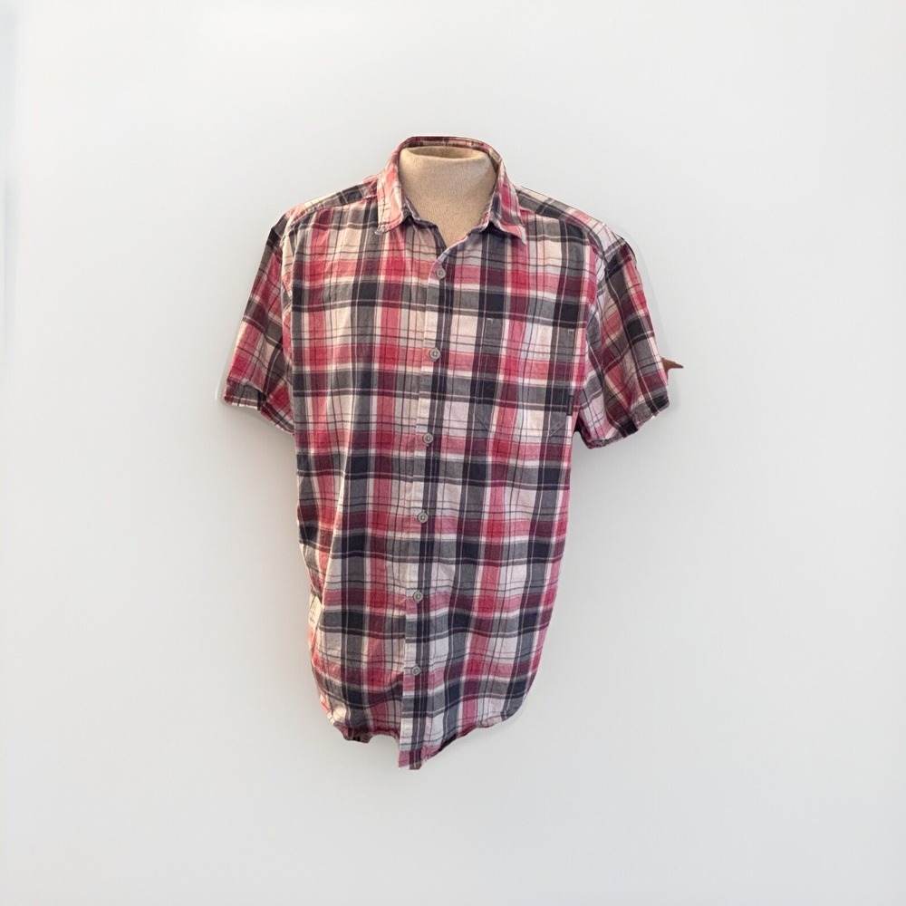 5/25 Columbia Men's XL Thompson Hill Plaid Regular Fit 100% Cotton
